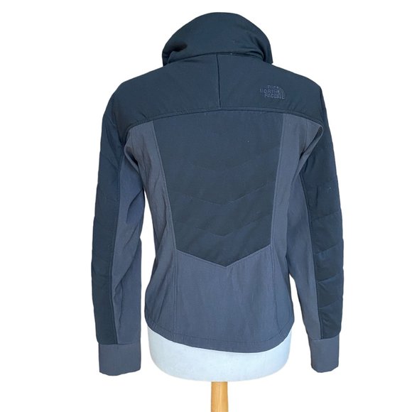 The North Face Pseudio Quilted Jacket Black Gray Gorpcore Activewear Hiking -M - Picture 10 of 16